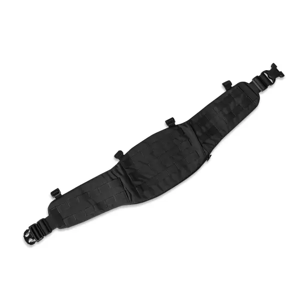 8 - Тактичний розвантажувальний пояс РПС 2 класу захисту, Cordura 1000D. Чорний. S/M