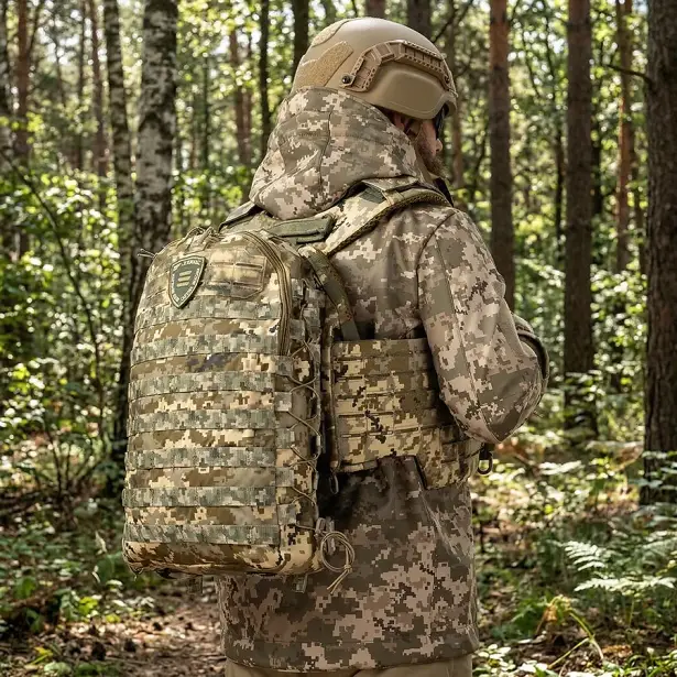 10 - Тактический рюкзак на 10л. Cordura 1000D. Пиксель
