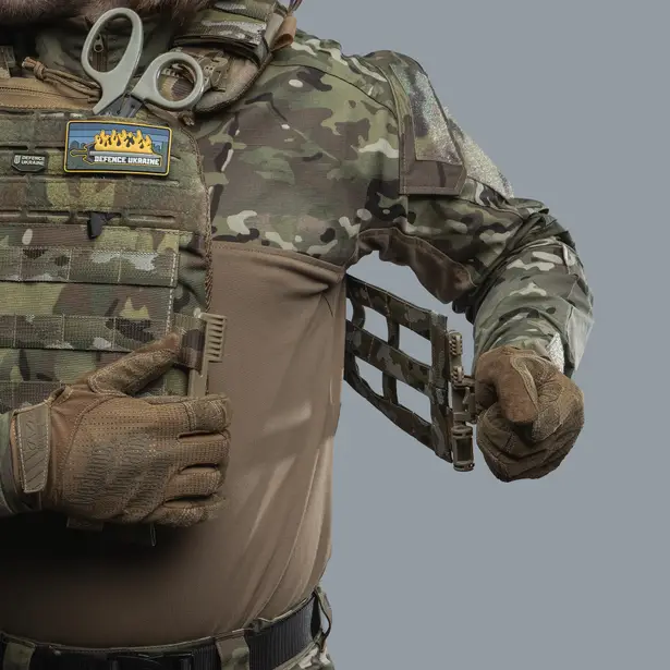 4 - Плитоноска TUR PRO Скелетон з системою швидкого скидання. Molle. Колір Мультикам.