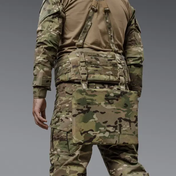 6 - Тактичний килимок для сидіння 1 класу захисту. CORDURA 1000D. Мультикам