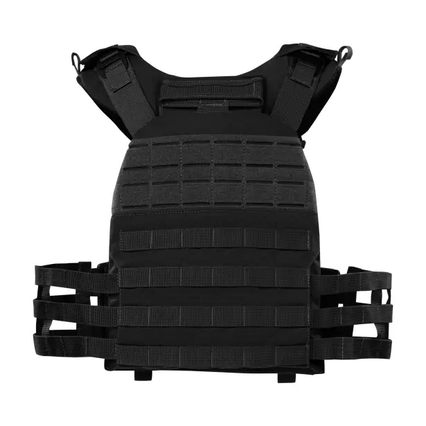 13 - Плитоноска TUR PRO Скелетон с системой быстрого сброса. Molle. Цвет Черный.