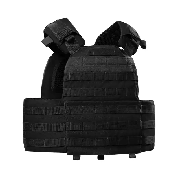 10 - Плитоноска КРУК, система быстрого сброса. Molle. Цвет Черный.