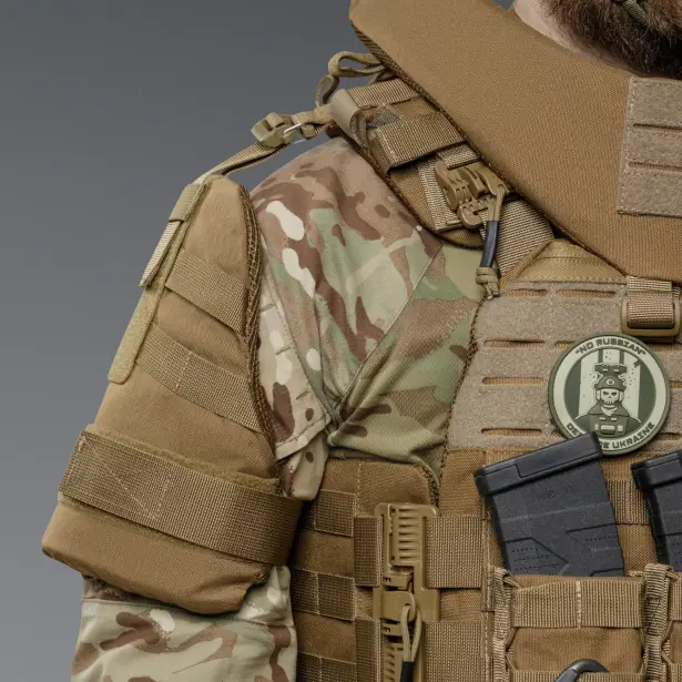 5 - Баллистическая защита плеч 2-го класса защиты. CORDURA 1000D. Койот