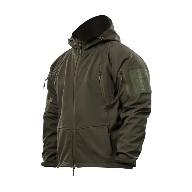 1 - Куртка тактична SoftShell APEX Flex. Осінь-Весна Олива. Розмір M