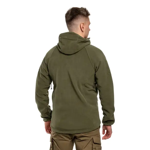 9 - Флисовая куртка-кофта Helikon Patriot Mk2 Hybrid. Олива