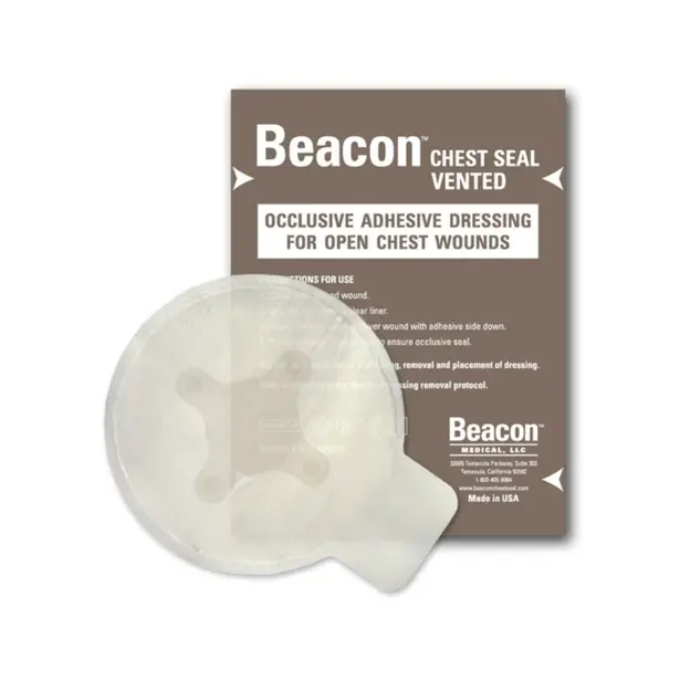 1 - Герметизирующая окклюзионная наклейка Beacon Chest Seal Vented