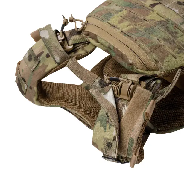 8 - Плитоноска TUR PRO Скелетон з системою швидкого скидання. Molle. Колір Мультикам.
