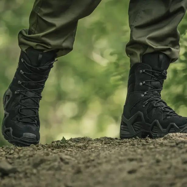 10 - Тактические берцы Lowa Zephyr HI MK2 Gore-Tex® MID TF. Черный