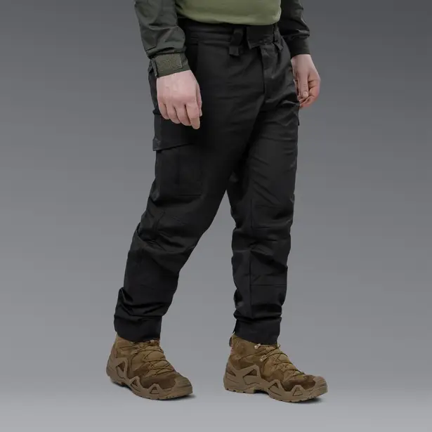 5 - Тактичні штани Battlegear Cargo. Колір Чорний. Розмір S