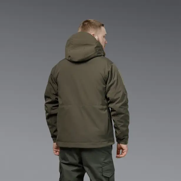 5 - Куртка тактична SoftShell APEX Shield Storm. Осінь-Весна Олива. Розмір M