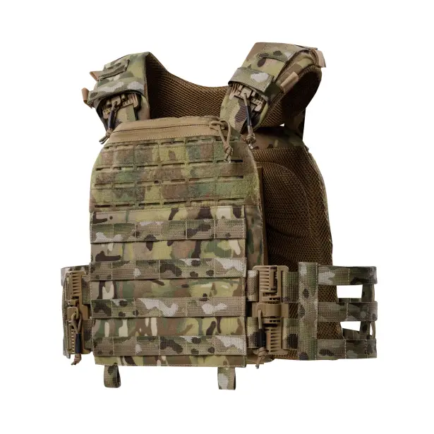 1 - Плитоноска TUR PRO Скелетон з системою швидкого скидання. Molle. Колір Мультикам.