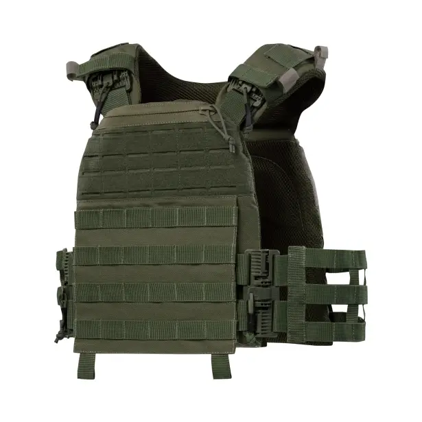 1 - Плитоноска TUR PRO Скелетон с системой быстрого сброса. Molle. Цвет Олива.