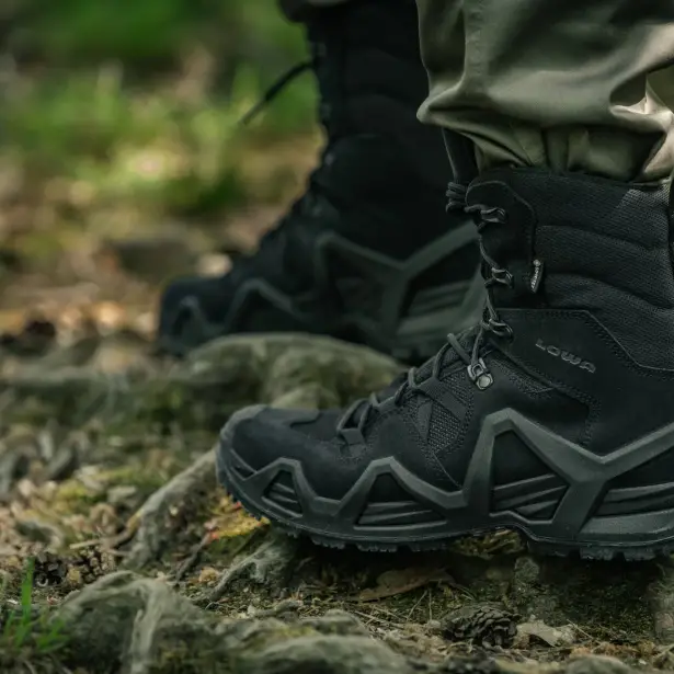 13 - Тактические берцы Lowa Zephyr HI MK2 Gore-Tex® MID TF. Черный