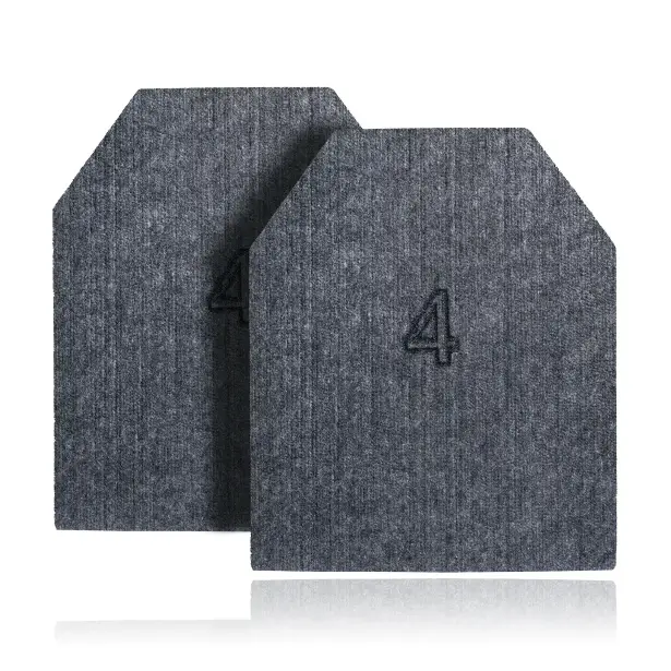 6 - Сталева бронепластина 4 класу захисту. Вага 3.1 кг. Розмір (M) 25×30 см.