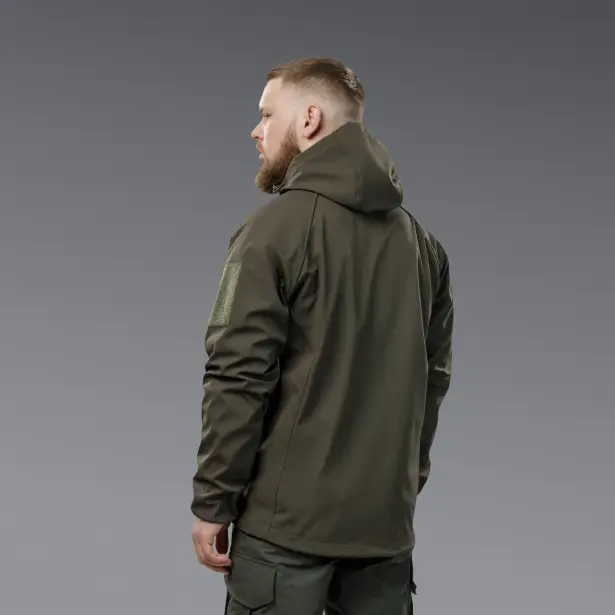 3 - Куртка тактична SoftShell APEX Flex. Осінь-Весна Олива. Розмір M