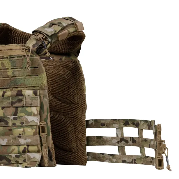 7 - Плитоноска TUR PRO Скелетон з системою швидкого скидання. Molle. Колір Мультикам.