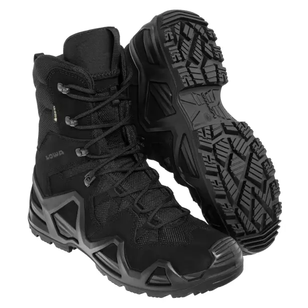 1 - Тактические берцы Lowa Zephyr HI MK2 Gore-Tex® MID TF. Черный