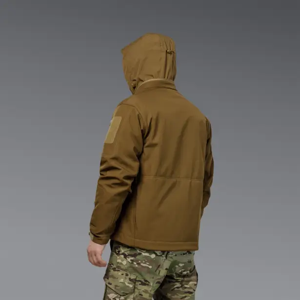 5 - Куртка тактическая SoftShell APEX Shield Storm. Осень-Весна Койот. Размер XXL