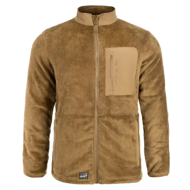 1 - Флисовая кофта Pentagon Grizzly Full Zip. Койот