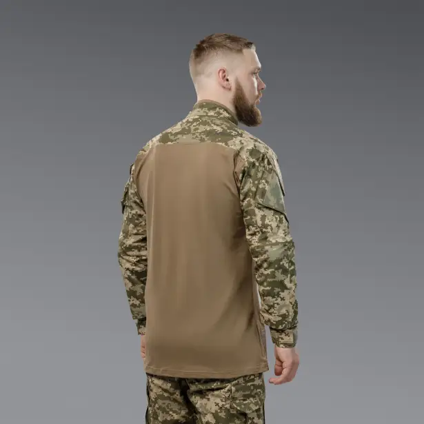 3 - Убакс BattleSkin Long. Тактична сорочка. Піксель. Розмір: L