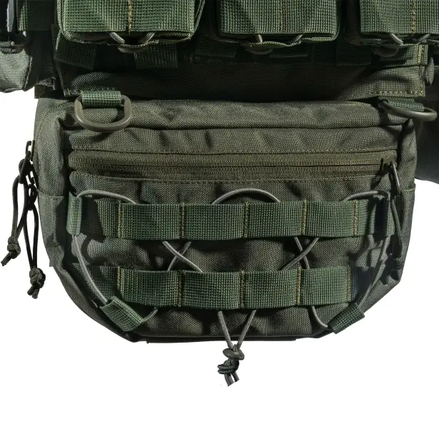 9 - Плитоноска SVAROG (Комплект 9 подсумков) с системой быстрого сброса. Molle. Цвет Олива.