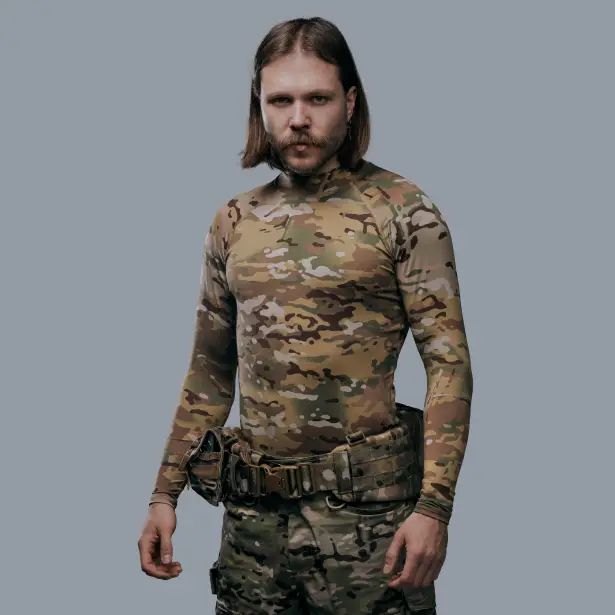 2 - Рашгард, колір Мультикам, поліестер. Розмір XXL