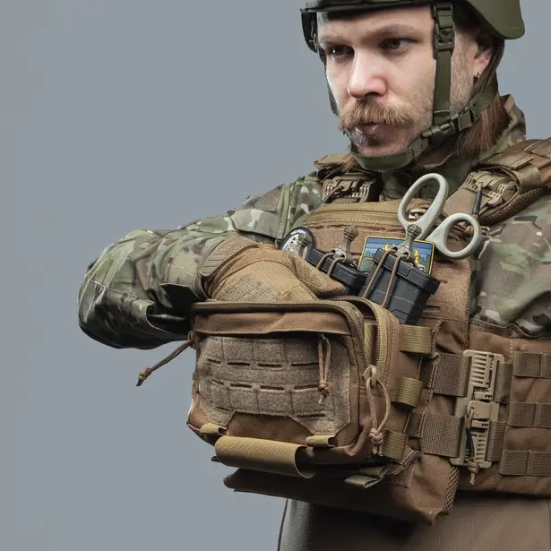 5 - Утилітарний Адмін-підсумок під 3 АК/AR Койот MOLLE