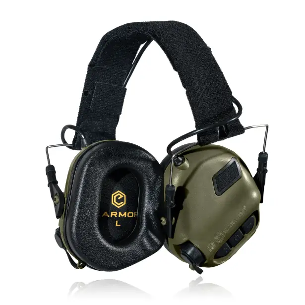 3 - Активные наушники Earmor M31 с оголовьем. Олива.