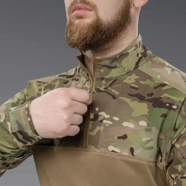 9 - Убакс BattleSkin Long. Тактическая рубашка. Мультикам. Размер: XL