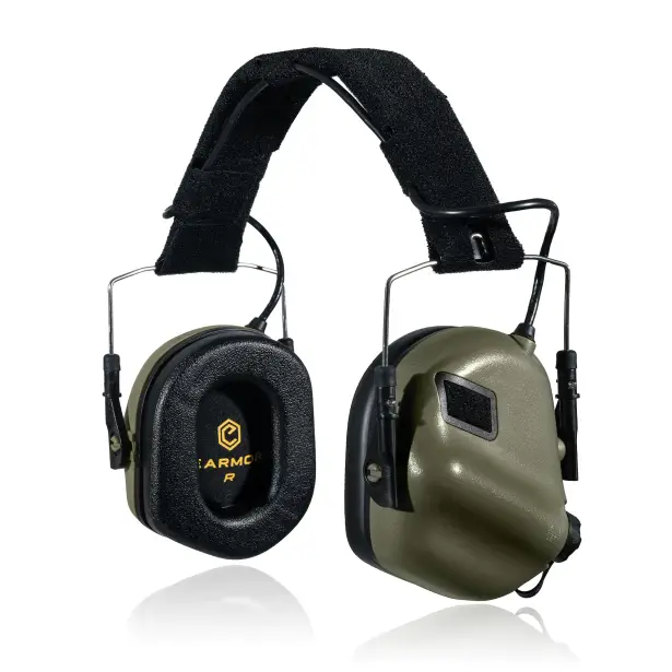 1 - Активные наушники Earmor M31 с оголовьем. Олива.