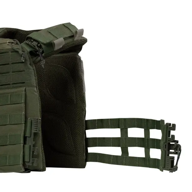 14 - Плитоноска TUR PRO Скелетон с системой быстрого сброса. Molle. Цвет Олива.