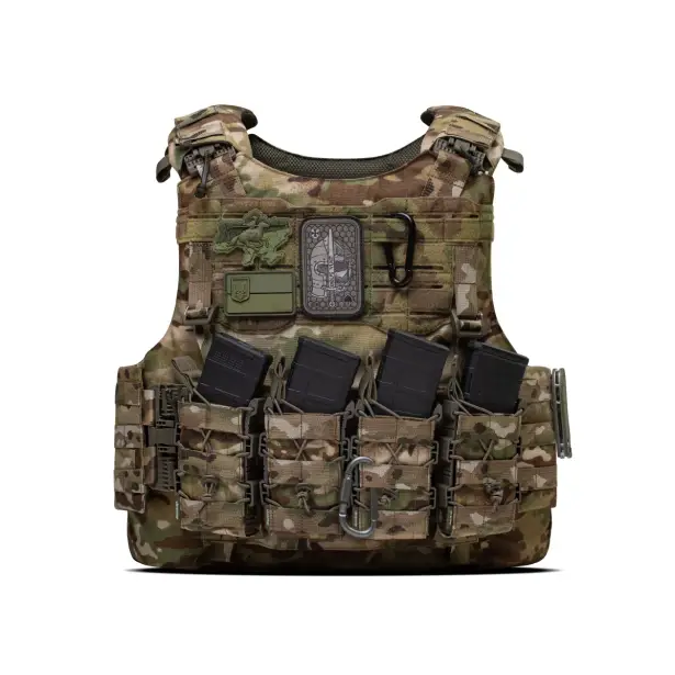 4 - Плитоноска VEPR, збільшена площа захисту. (аналог IOTV G4) Molle. Колір Мультикам. Розмір L/XL