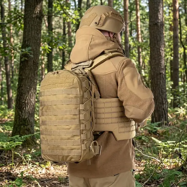 9 - Тактический рюкзак на 10л. Cordura 1000D. Койот