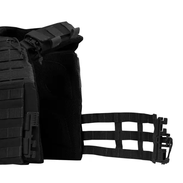 14 - Плитоноска TUR PRO Скелетон с системой быстрого сброса. Molle. Цвет Черный.