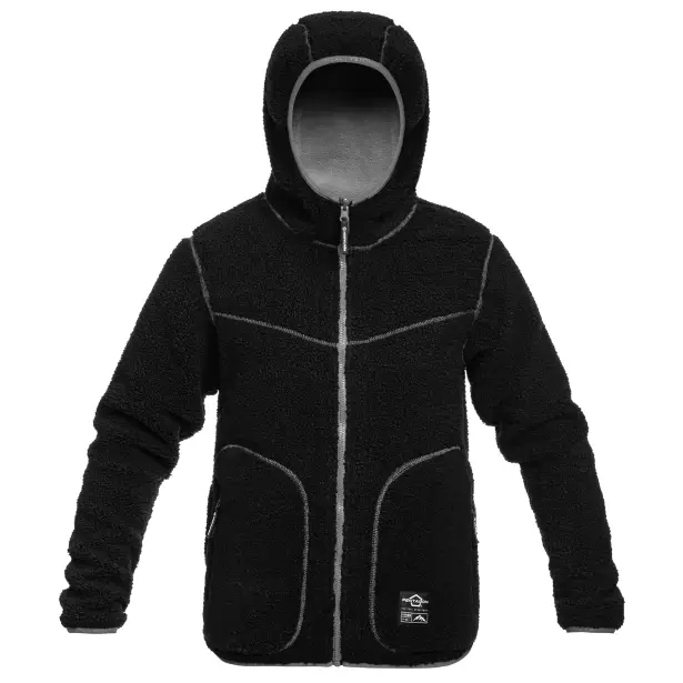 1 - Флисовая куртка-кофта Pentagon IANOS SHERPA 2-IN-1. Черный