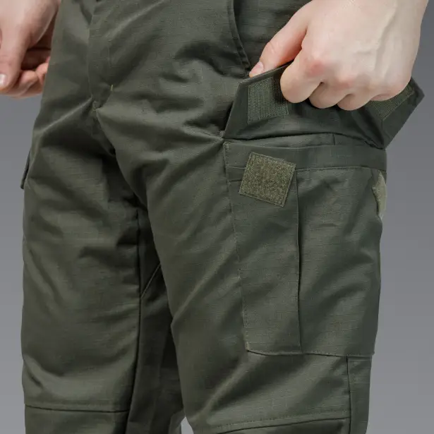 10 - Тактичні штани Battlegear Cargo. Колір Олива. Розмір L