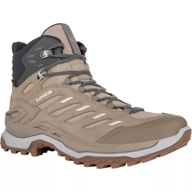 2 - Треккинговые ботинки LOWA Innovo GTX MID. Dune-grey. Размер 41