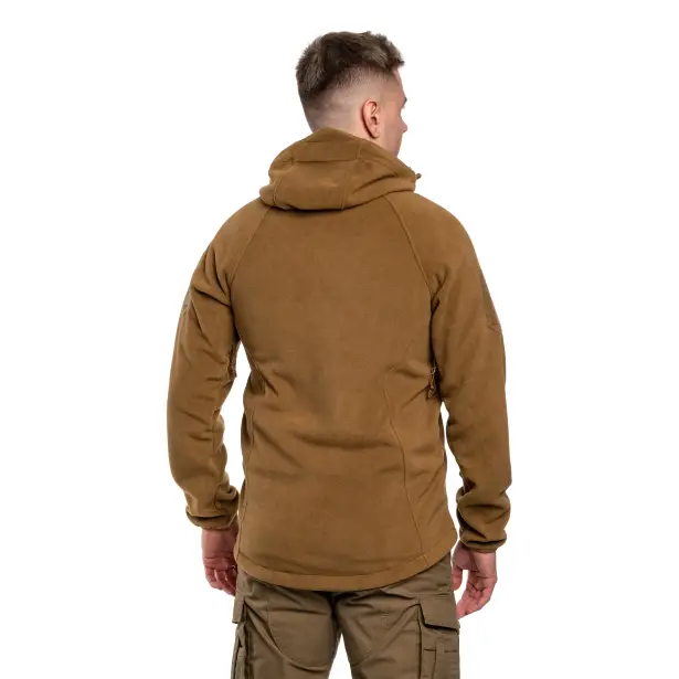 9 - Флисовая куртка-кофта Helikon Patriot Mk2 Hybrid. Койот