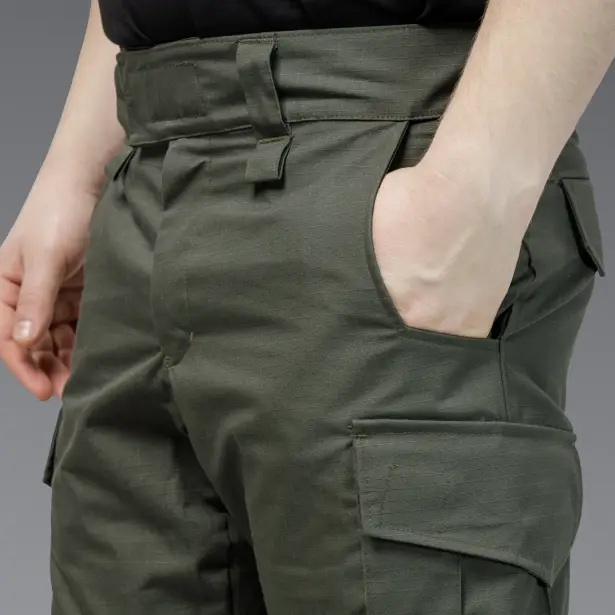 8 - Тактичні штани Battlegear Cargo. Колір Олива. Розмір L