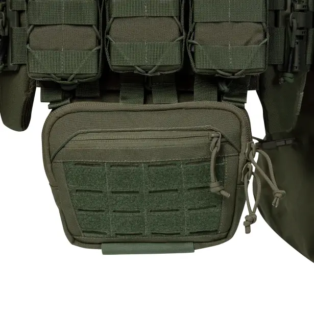 5 - Плитоноска TUR PRO Gen 2, (Комплект 7 підсумків) з системою швидкого скидання. Molle. Колір Олива. Розмір M.