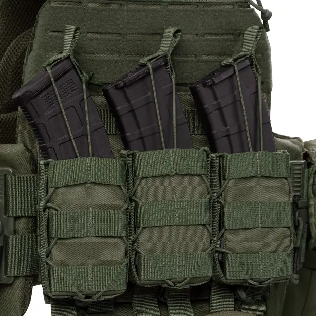 3 - Плитоноска TUR PRO Gen 2, (Комплект 7 підсумків) з системою швидкого скидання. Molle. Колір Олива. Розмір M.