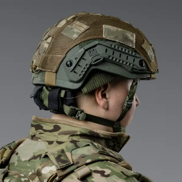 5 - Балістичний захист потилиці 2-го класу захисту. CORDURA 1000D. Чорний