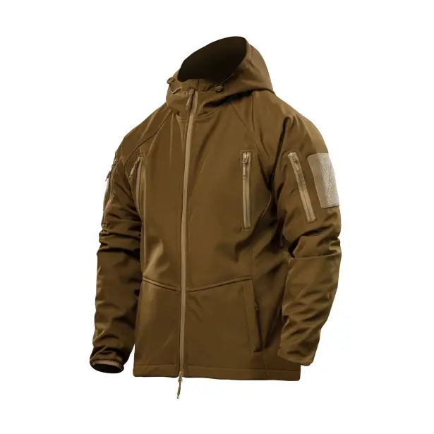1 - Куртка тактическая SoftShell APEX Flex. Осень-Весна Койот. Размер S