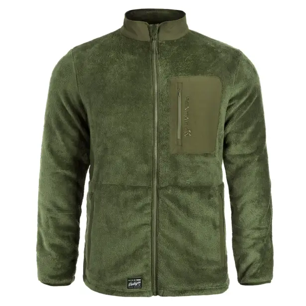 1 - Флисовая кофта Pentagon Grizzly Full Zip. Олива