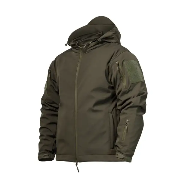 1 - Куртка тактична SoftShell APEX Shield Storm. Осінь-Весна Олива. Розмір M
