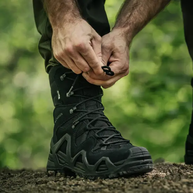 8 - Тактические берцы Lowa Zephyr HI MK2 Gore-Tex® MID TF. Черный