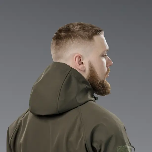 8 - Куртка тактична SoftShell APEX Flex. Осінь-Весна Олива. Розмір M