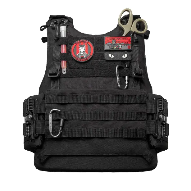 6 - Плитоноска VEPR, увеличенная площадь защиты (аналог IOTV G4) Molle. Цвет Черный. Размер L