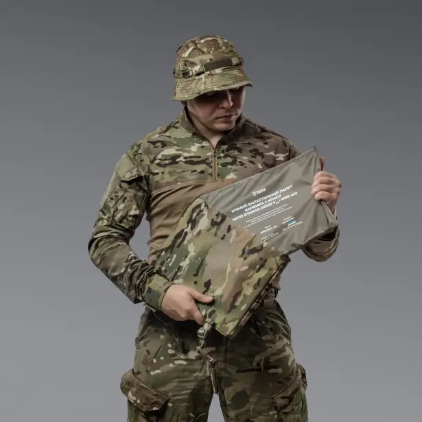 5 - Тактичний килимок для сидіння 1 класу захисту. CORDURA 1000D. Мультикам