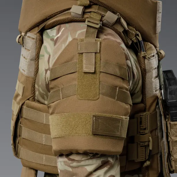 6 - Баллистическая защита плеч 2-го класса защиты. CORDURA 1000D. Койот